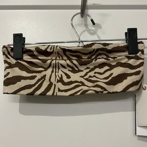 Good American zebra bandeau